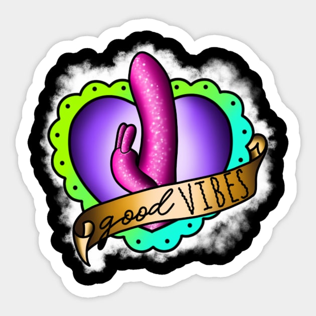 Good Vibes Sticker by TattoosByBritni